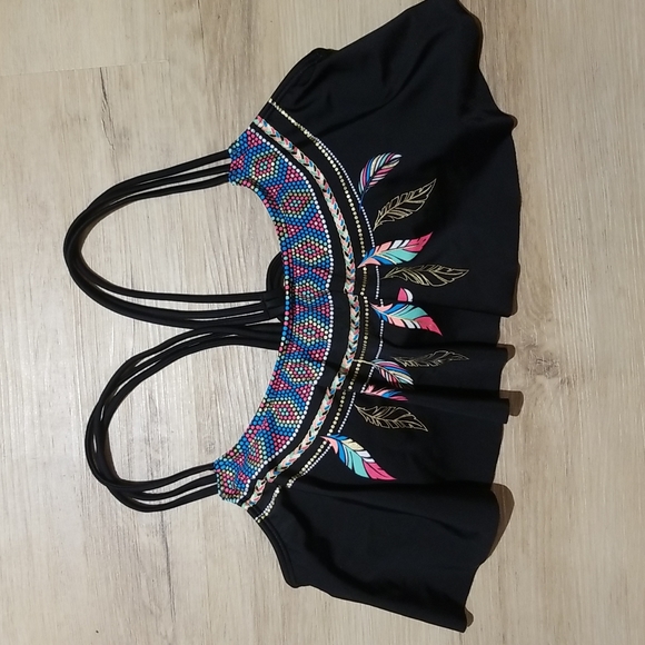 OP Bikini Top with Ruffles - Picture 4 of 6